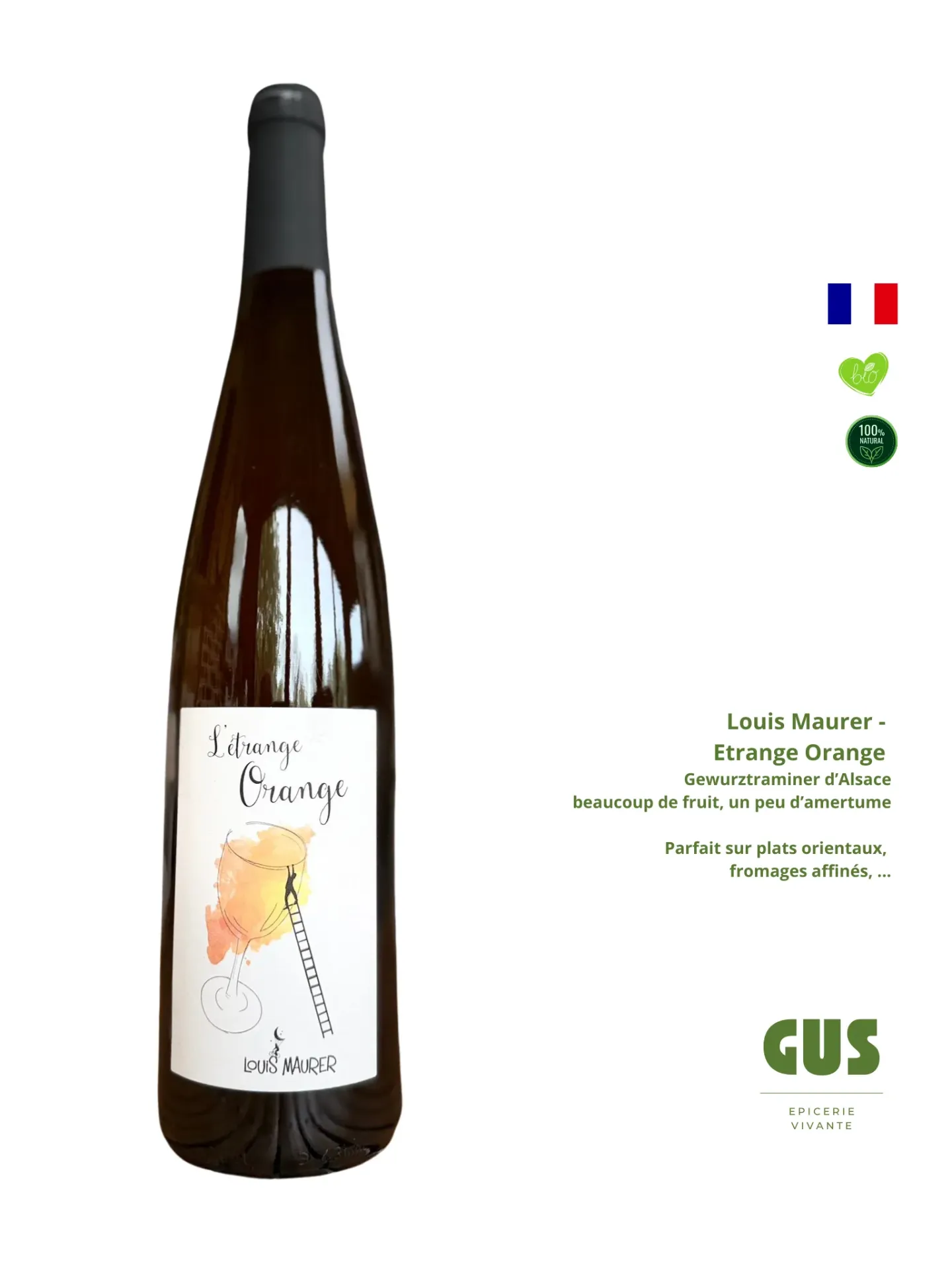 VIN ORANGE - Louis Maurer (France – Alsace) – L’étrange orange 2023