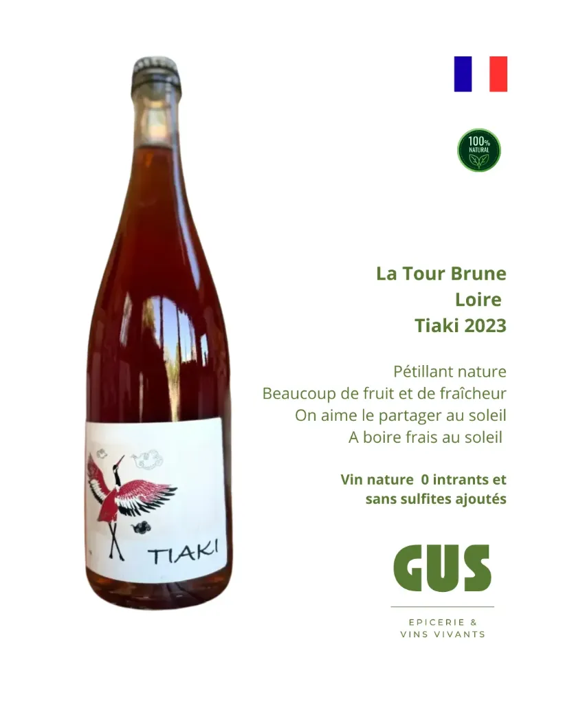 Pétillant - Domaine Tour Brune (Emilie Tourrette Brunet), France, Loire - pet nat Tiaki 2023