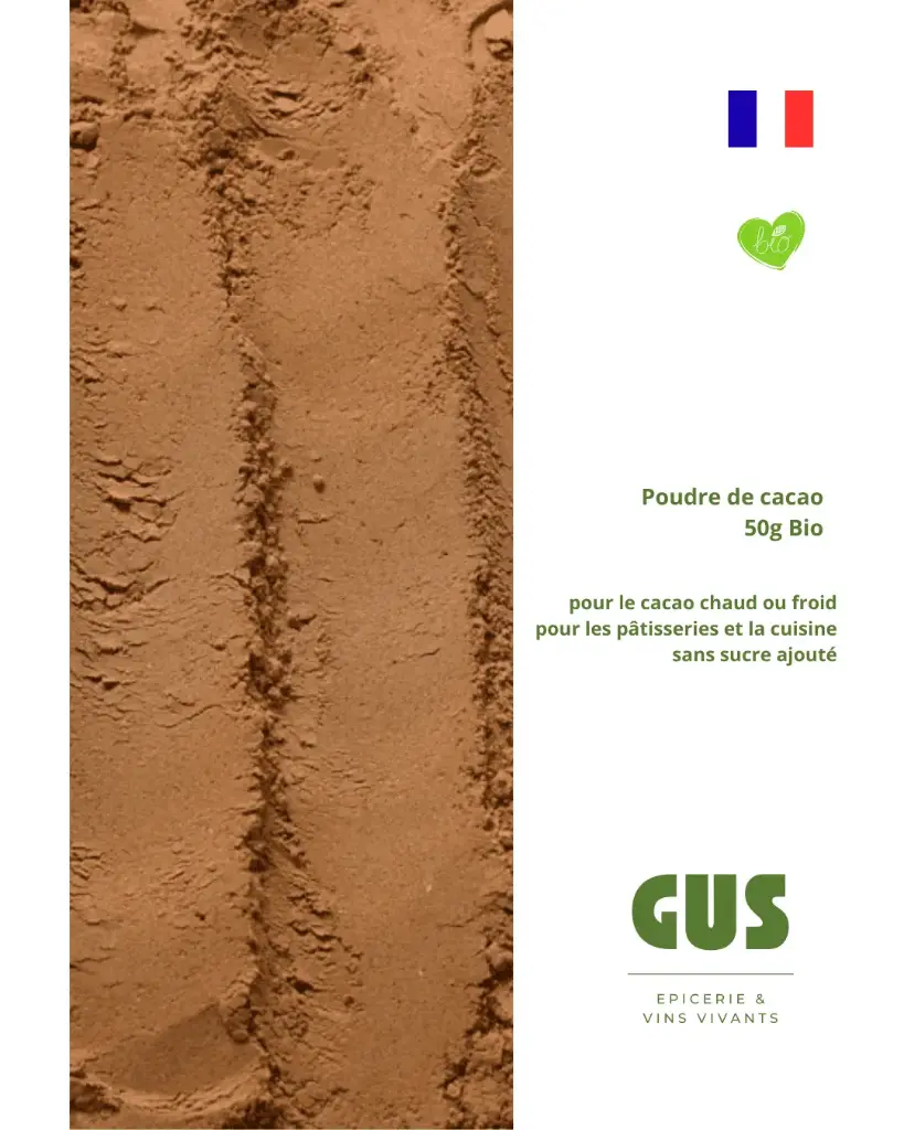 Poudre de cacao - Jean Hervé (bio) - 50gr