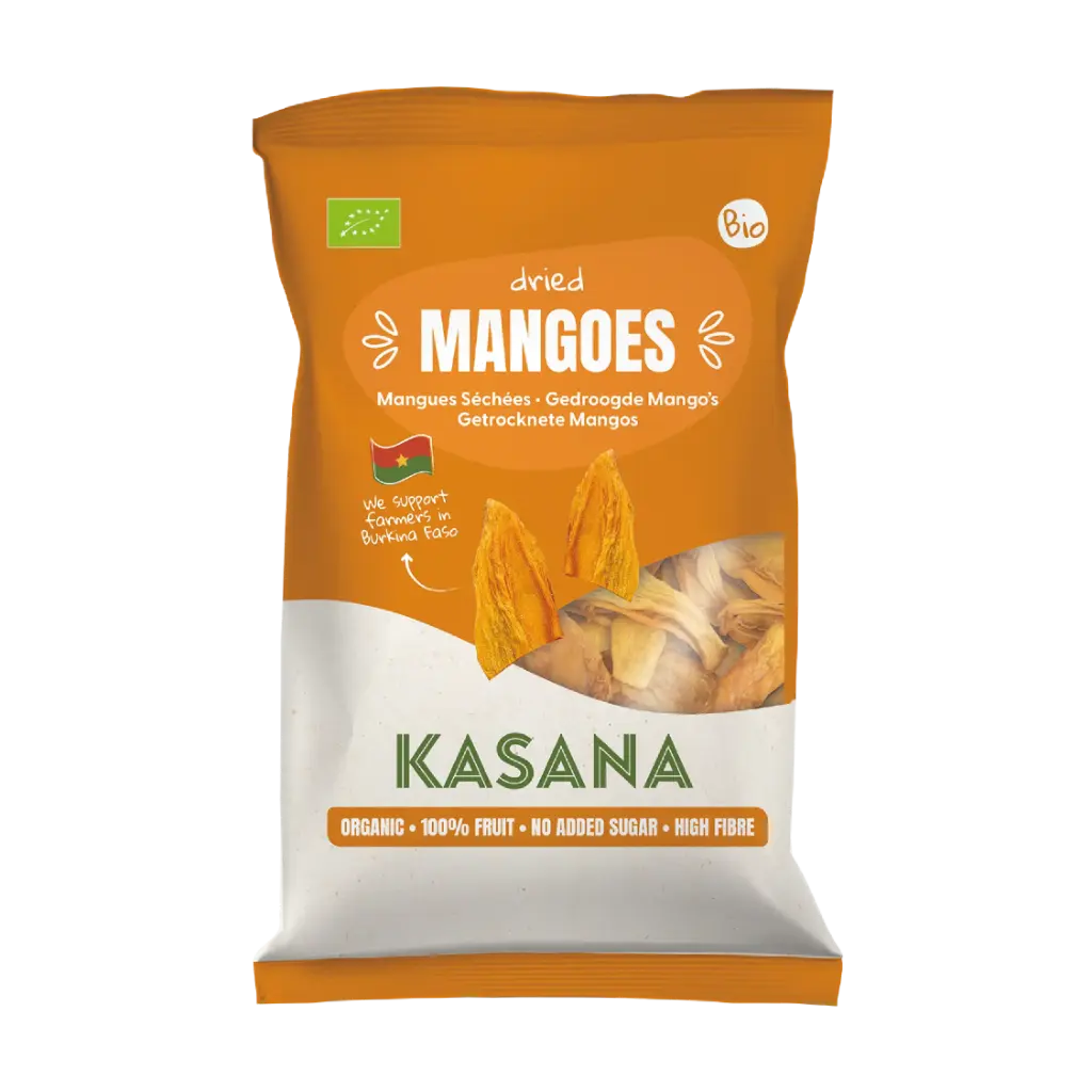 Fruits séchés - 100% Mangues , 100gr (Kasana)