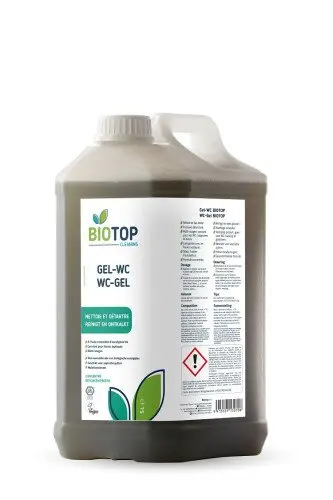 Gel-WC & multi-usage concentré à l'huile essentielle d'eucalyptus bio 5L (Biotop), 3 prix : le tarif conscient