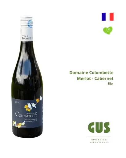 Vin rouge - Domaine La Colombette (France – Languedoc) – Merlot Cabernet 2021