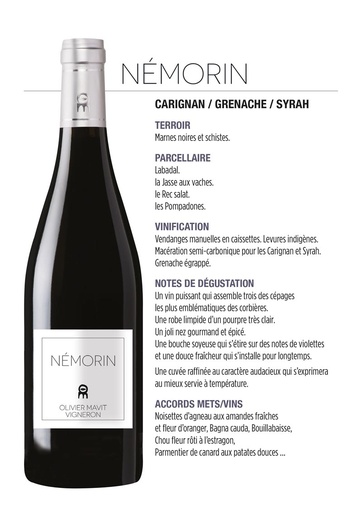 Olivier Mavit (France – Corbières maritimes) – Némorin 2021