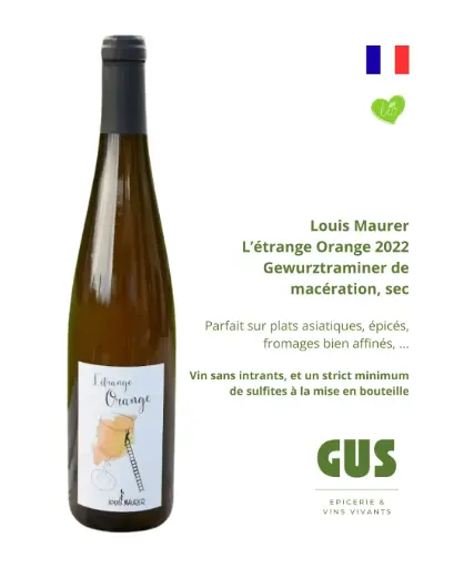 Louis Maurer (France – Alsace) – L’étrange orange 2022