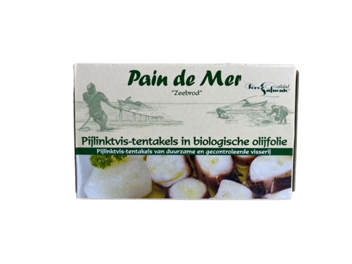 Tentacules de calamar à l'huile d'olive biologique 10x120 g