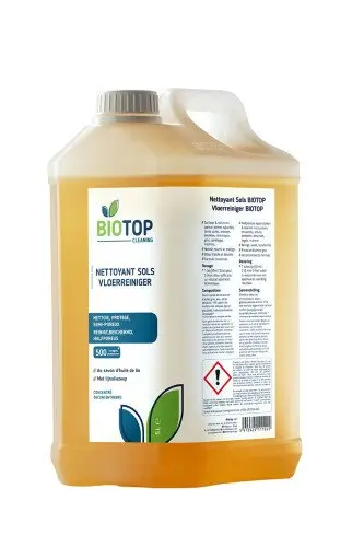 Nettoyant sols concentré au savon d'huile de lin 5L (Biotop)