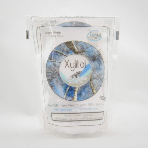 Sucre de bouleau (Xylitol) (index glycémique 7) 500 g