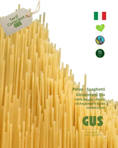 Spaghetti - Blé dur - 500gr, 3 prix : le tarif conscient