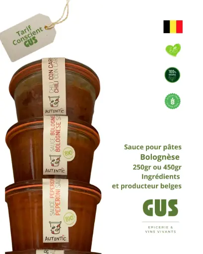 Sauce bolognaise Autentic - 450gr, 3 prix : le tarif conscient