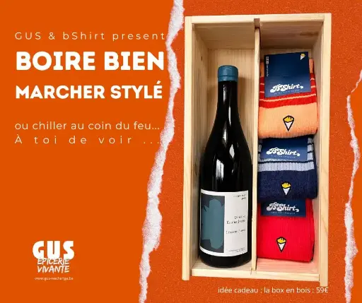 Boire Bien & Marcher Stylé - box proposée par GUS & Bshirt