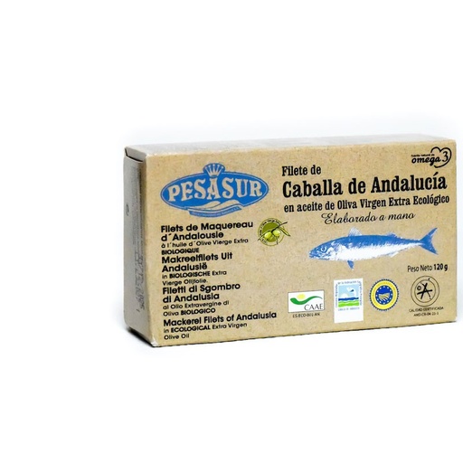 Maquereau à l'Huile d'olive Bio 120g