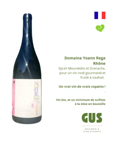 Vin rosé - Domaine Yoan Rega - Le Bonbec 2023
